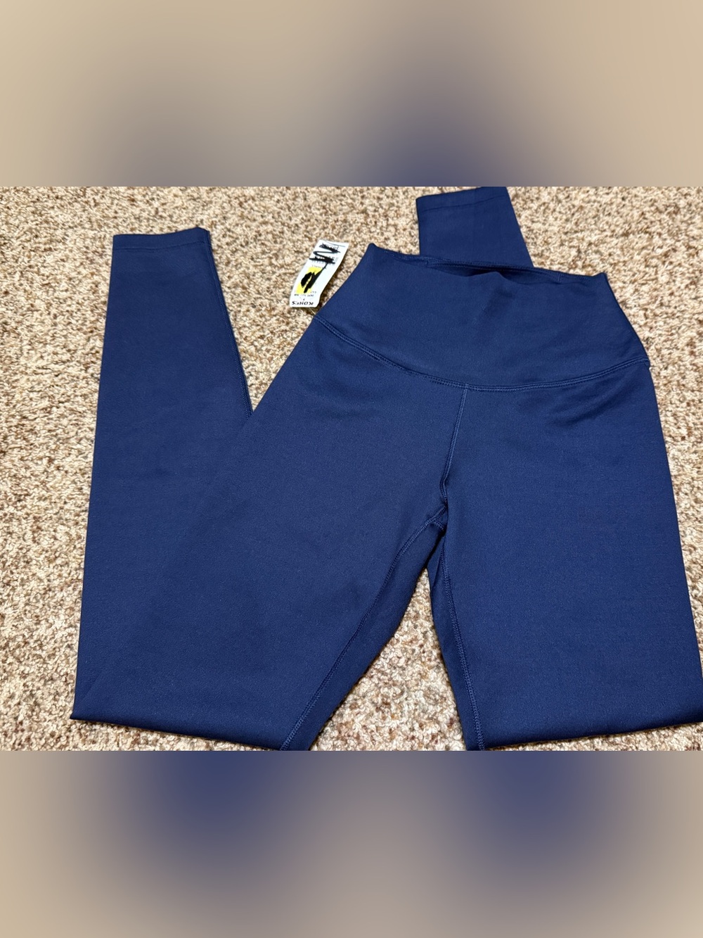 Nike One Therma-FIT High-Rise Winter Tights XS Navy Blue NWT Flaw